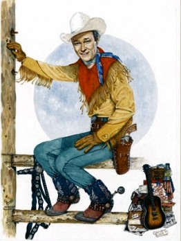 Roy Rogers Poster, 17 3/4 W x 24 1/2 L
